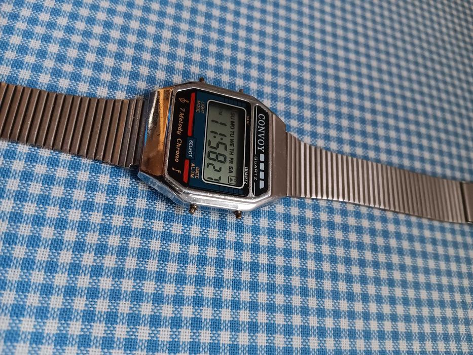 Ceas de mana Convoy, Vechi de colecție, anii 80-90 perfect functional!