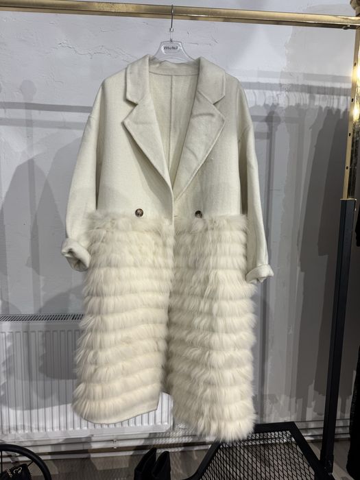 Palton Din Lana Si Vulpe