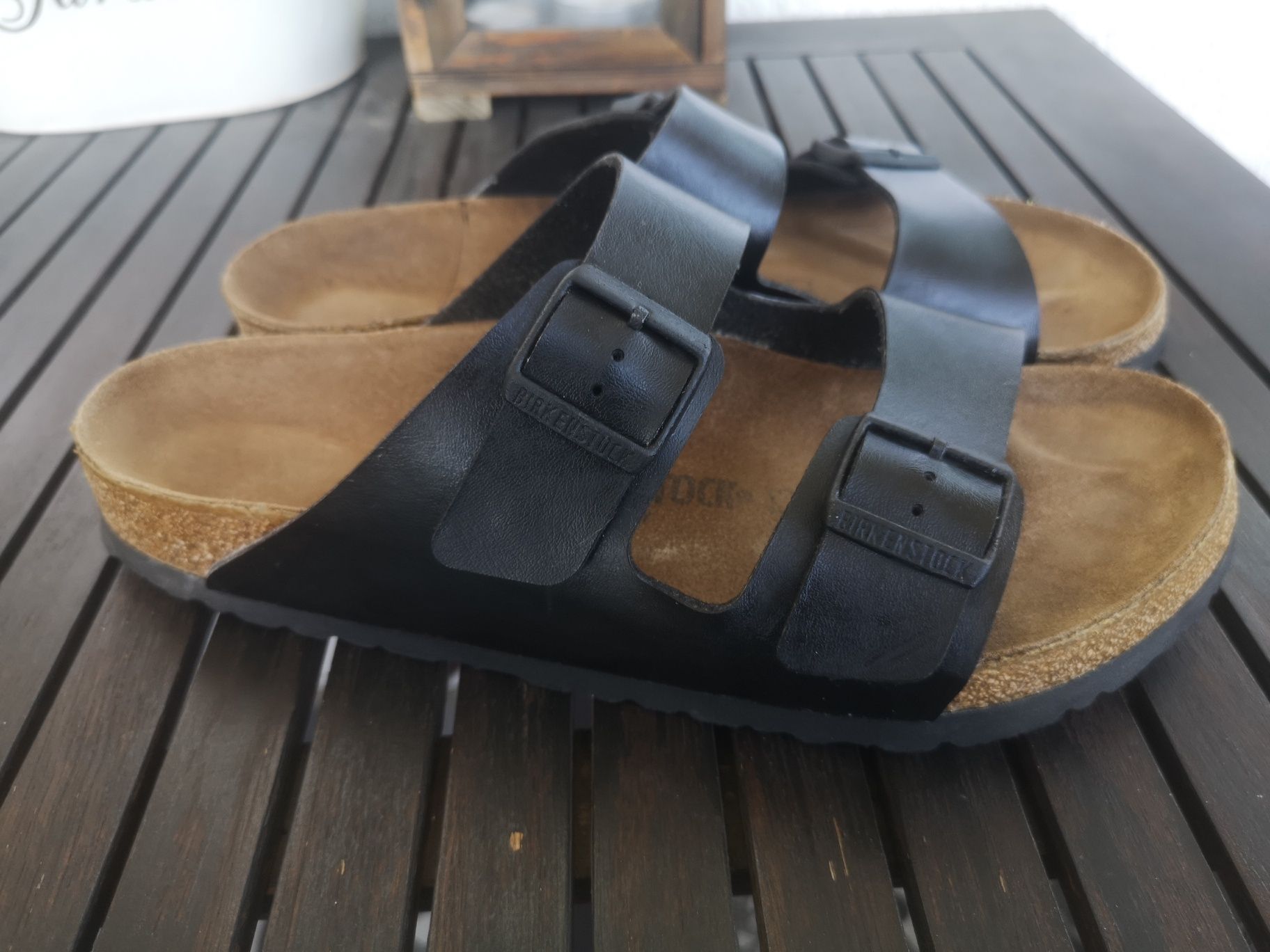 Birkenstock, мъжки чехли еко кожа, номер 43