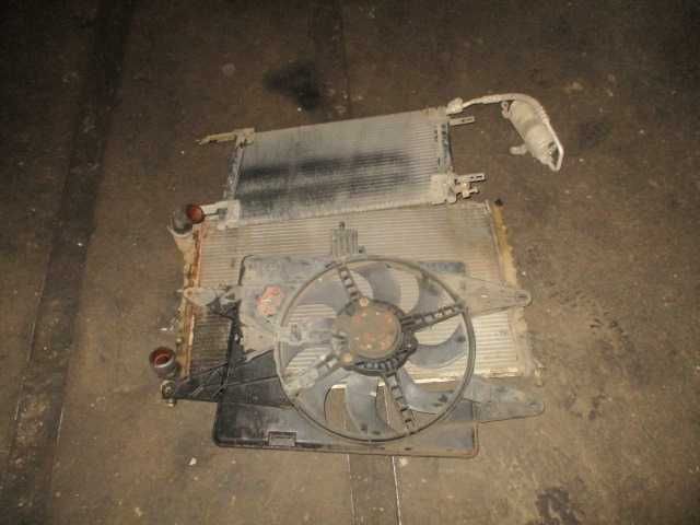 Radiator apa racire clima ac ventilator Fiat Doblo motor 1,6 benzina