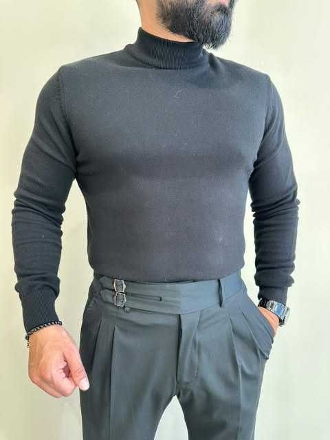 Мъжко Полуполо – черно 1000