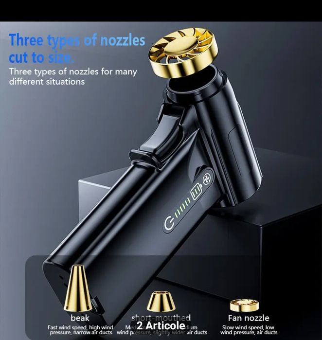 Turbo fan suflanta, ventilator, violent fan 130.000mph Brushless