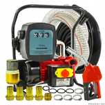Pompa pentru transfer combustibil, motorina, cu contor, 220 V 600 W,