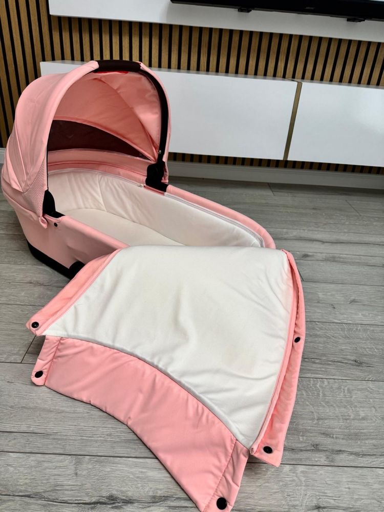 Landou pentru carucior Cybex Melio, Hibiscus Red/Roz