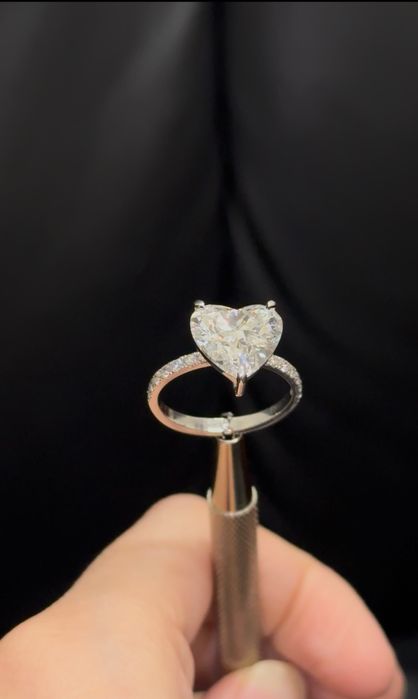 5 КАРАТ Lab брилиант+ НАТУРАЛЬНЫЕ золото 750 Колечко