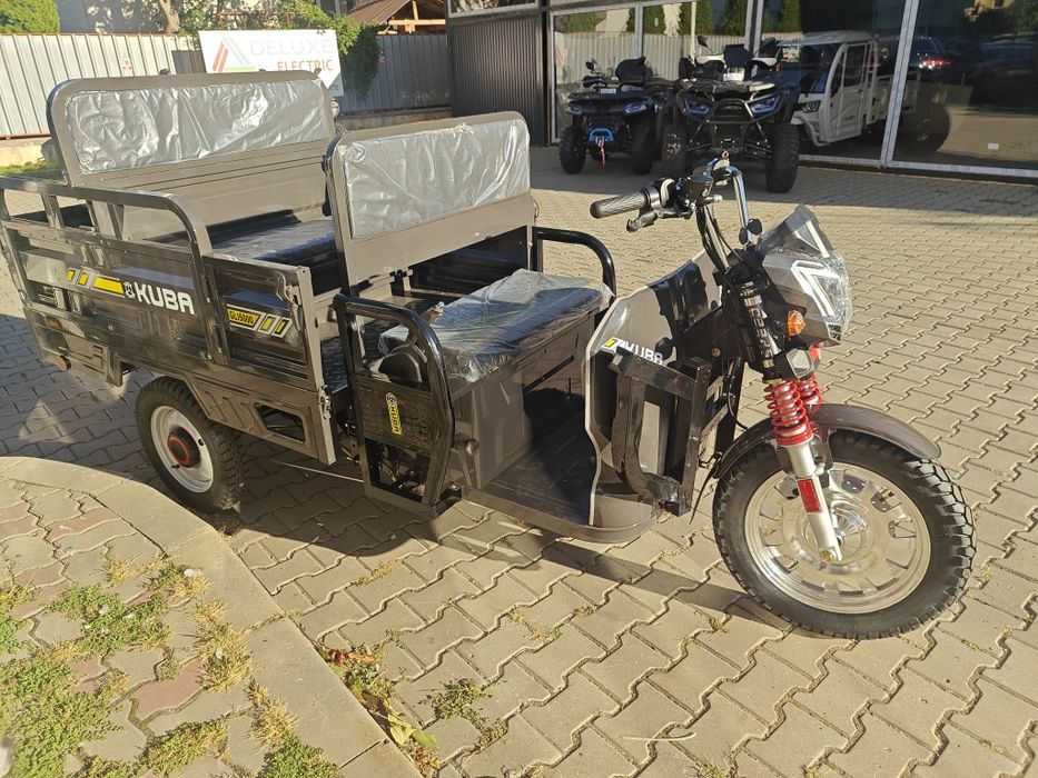 Tricicleta MOTO KUBA GL15000 cu Bancheta,  2 locuri, Bena, CIV Gratis