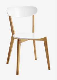 3 scaune alb/lemn