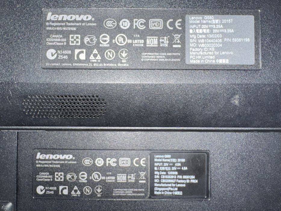 2 x Lenovo G580 pentru piese