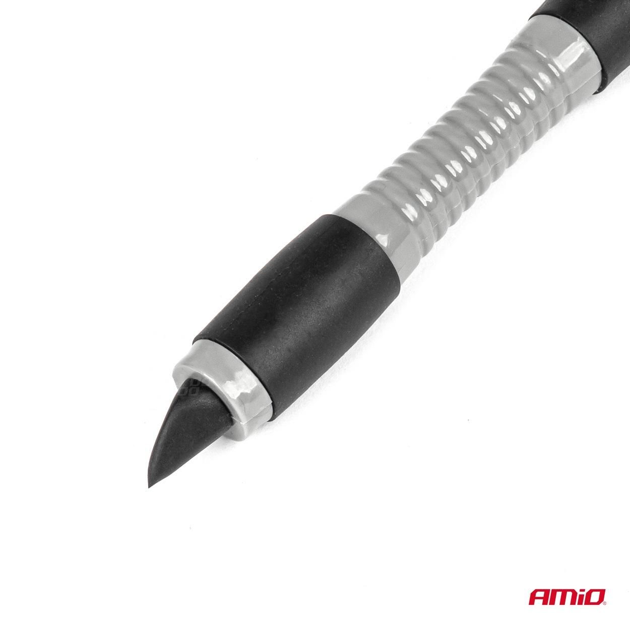 комплект автокозметика, авто детайлинг, четки, 3 броя, amio-04033