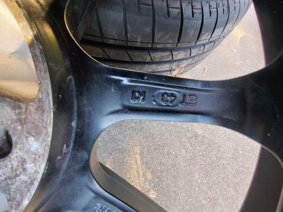 Roti aliaj 4x100 R14 cu anvelope 185/60R14