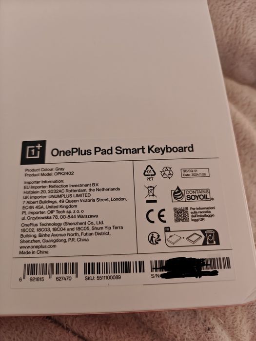 Keyboard cover pentru OnePlus Pad 2 - OnePlus Pad Smart Keyboard
