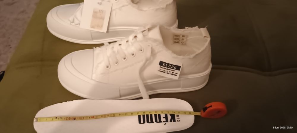 Tenisi sneakers de dama Keddo noi masura 41  26,5 cm interior