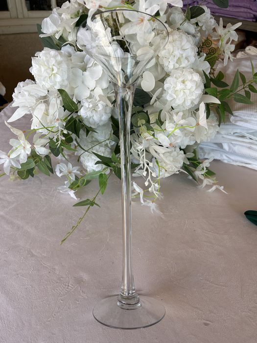 Vaza tip pahar martini H 40 cm