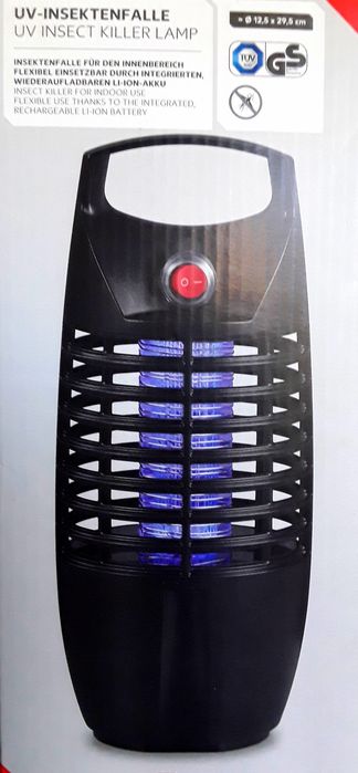 LAMPA UV cu acumulator împotriva insectelor NOUA - 60 Lei