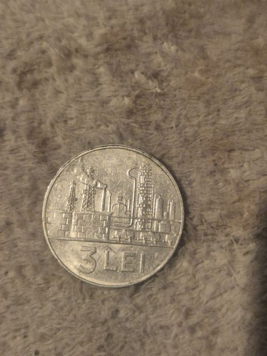 Moneda veche 3 lei 1966