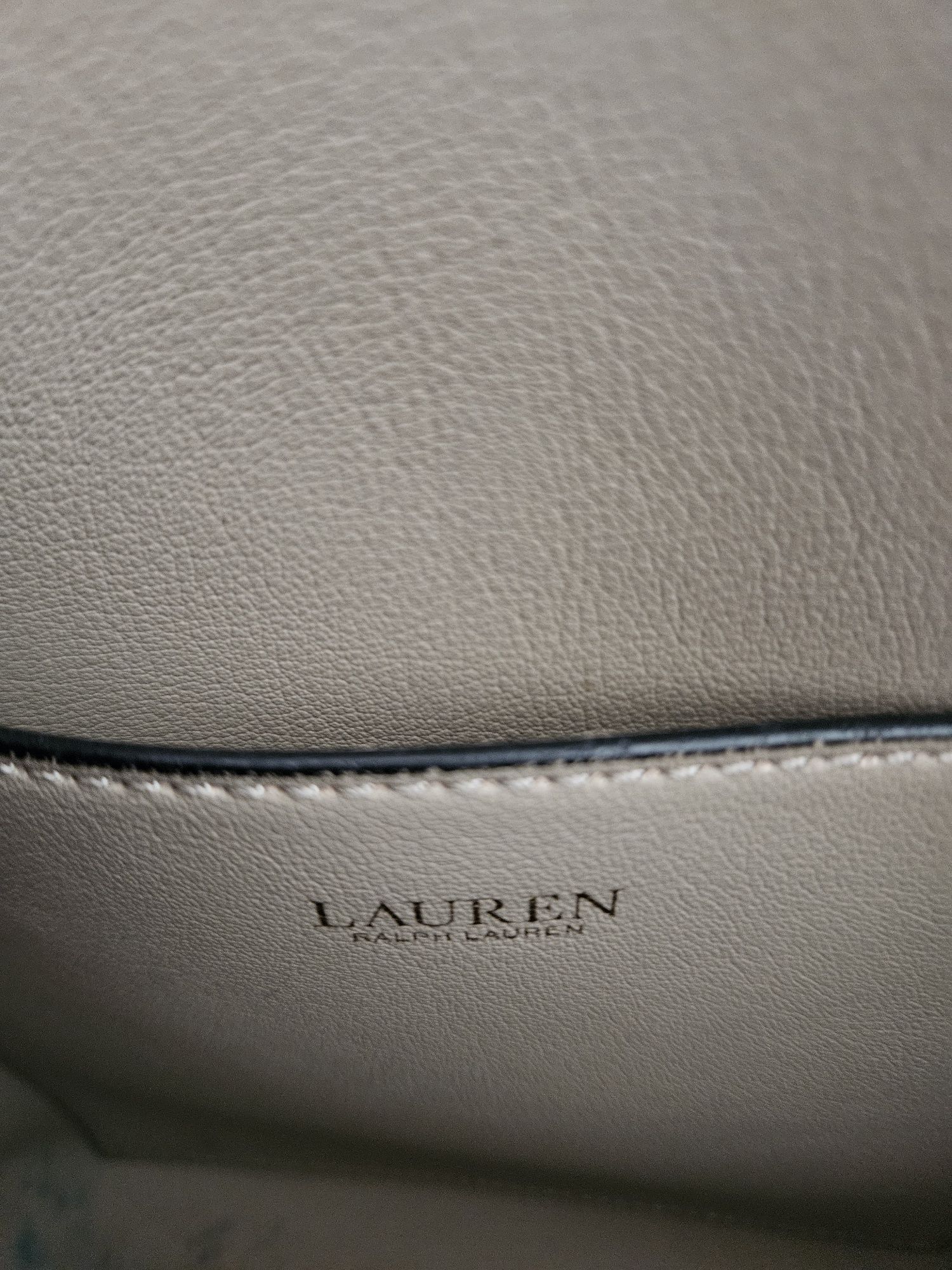 Ralph Lauren чанта-естествена кожа