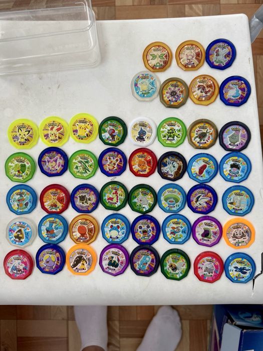 Tazos Yu-Gi-Oh, Pokemon