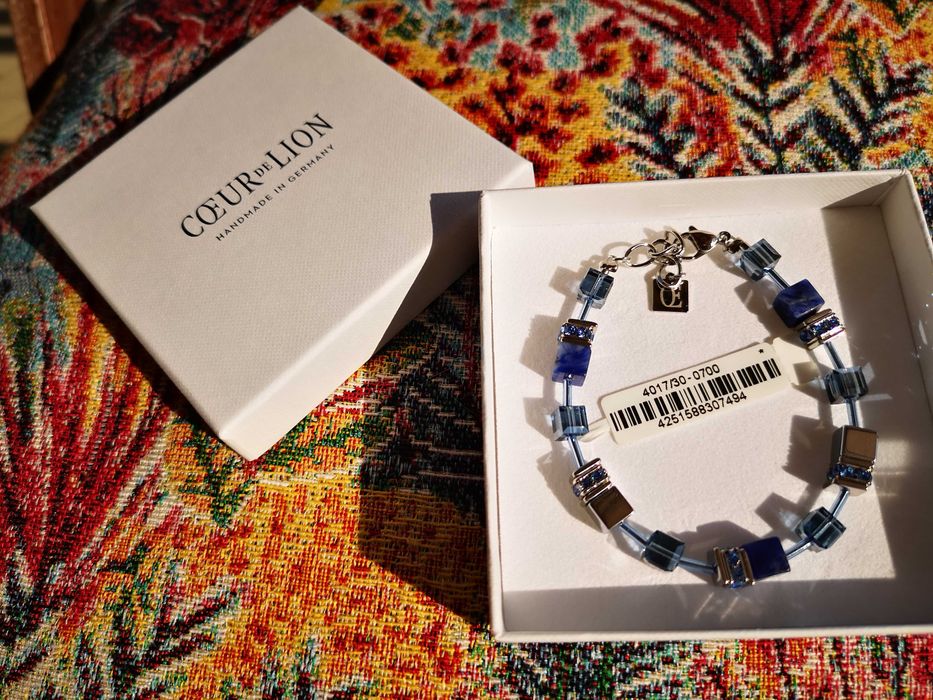 Brățară damă Coeur de Lion, cu Swarovski și pietre semiprețioase