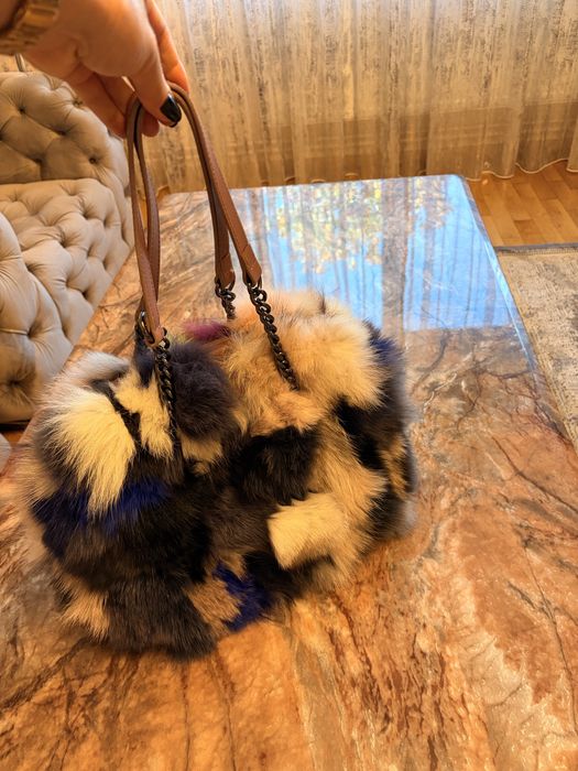 Geanta blana naturala!Noua