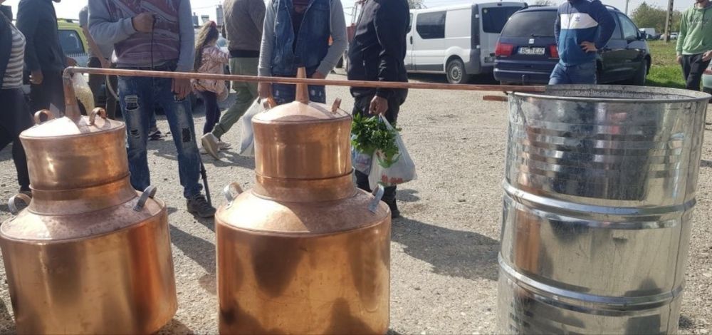 Cazan tuica de cupru sau inox avem pe stoc pret de producator