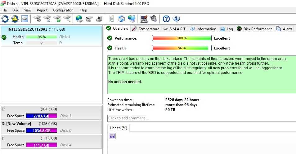 Intel Solid State Drive (SSD) 330 Series, 120GB, SATA 3, 2.5'' - teste