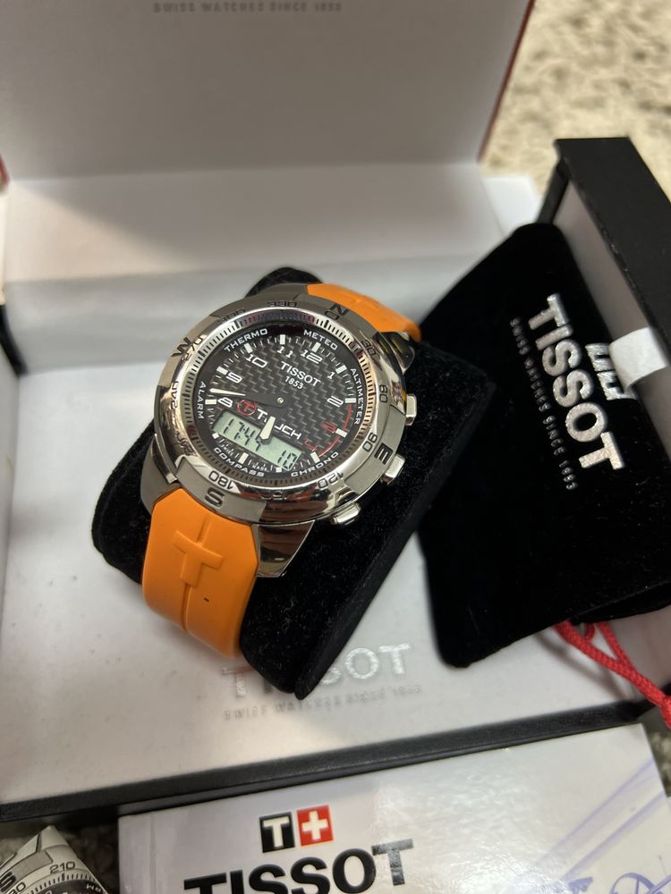 Ceas tissot T-touch Titanium cu carbon