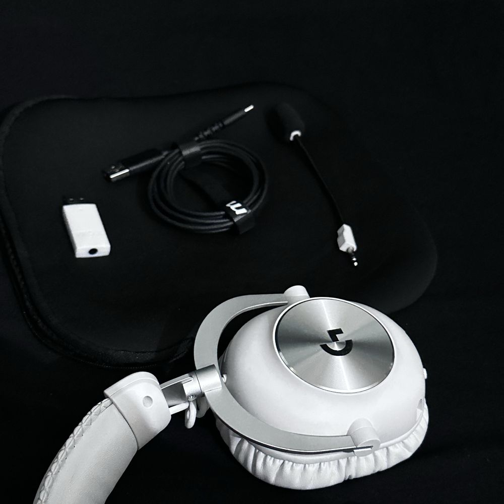 Logitech Pro X 2 lightspeed. Wireless. White naushnik
