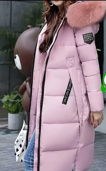 Дълго дамско яке L ново