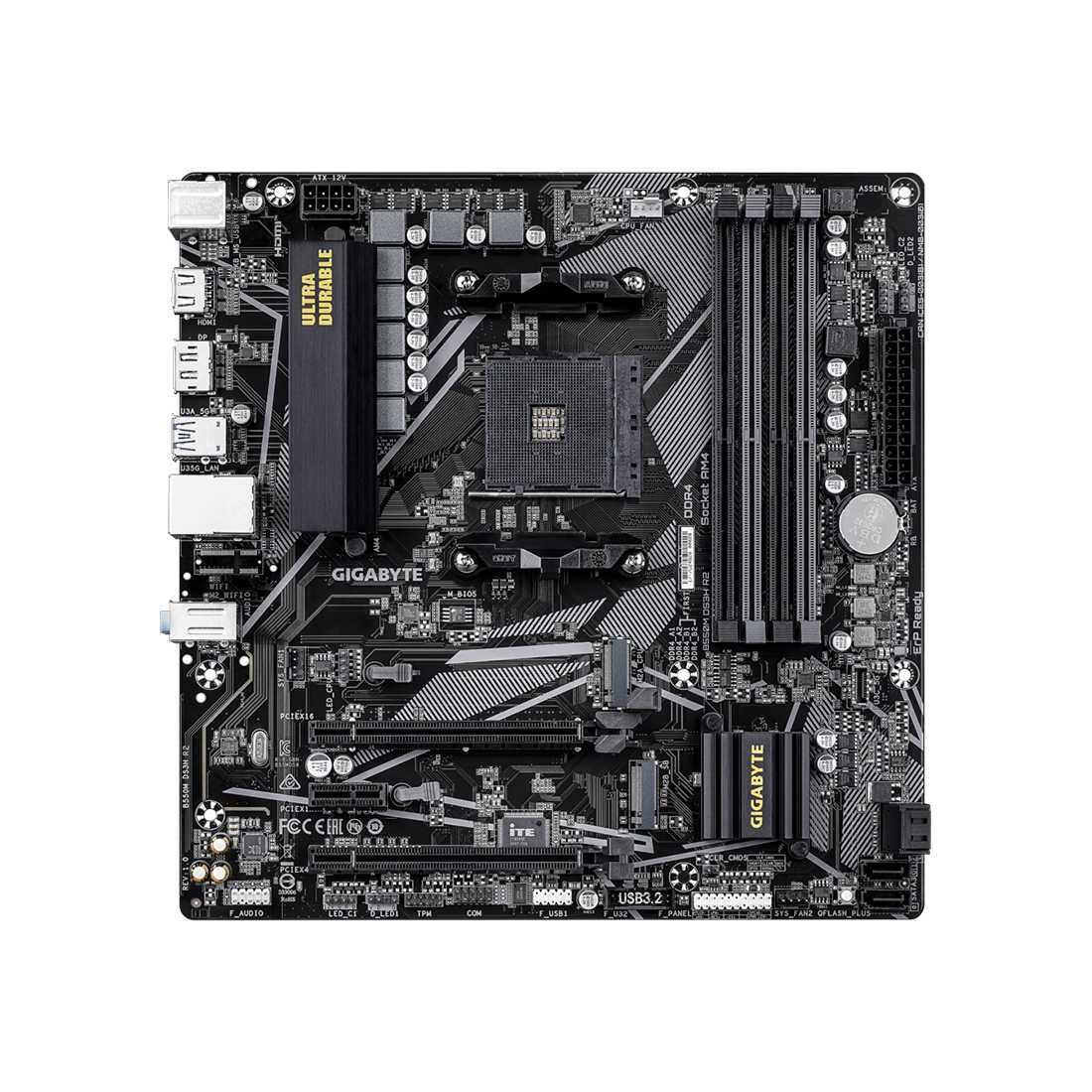 Материнская плата GIGABYTE B550M DS3H R2, AM4, 4xDDR4