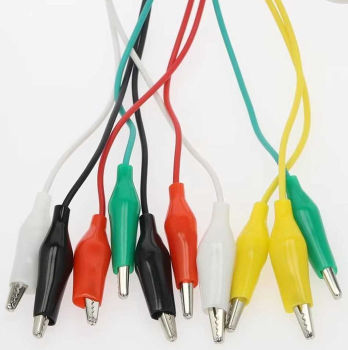 Продам новые двусторонние зажимы типа крокодил/крокодил 50 см