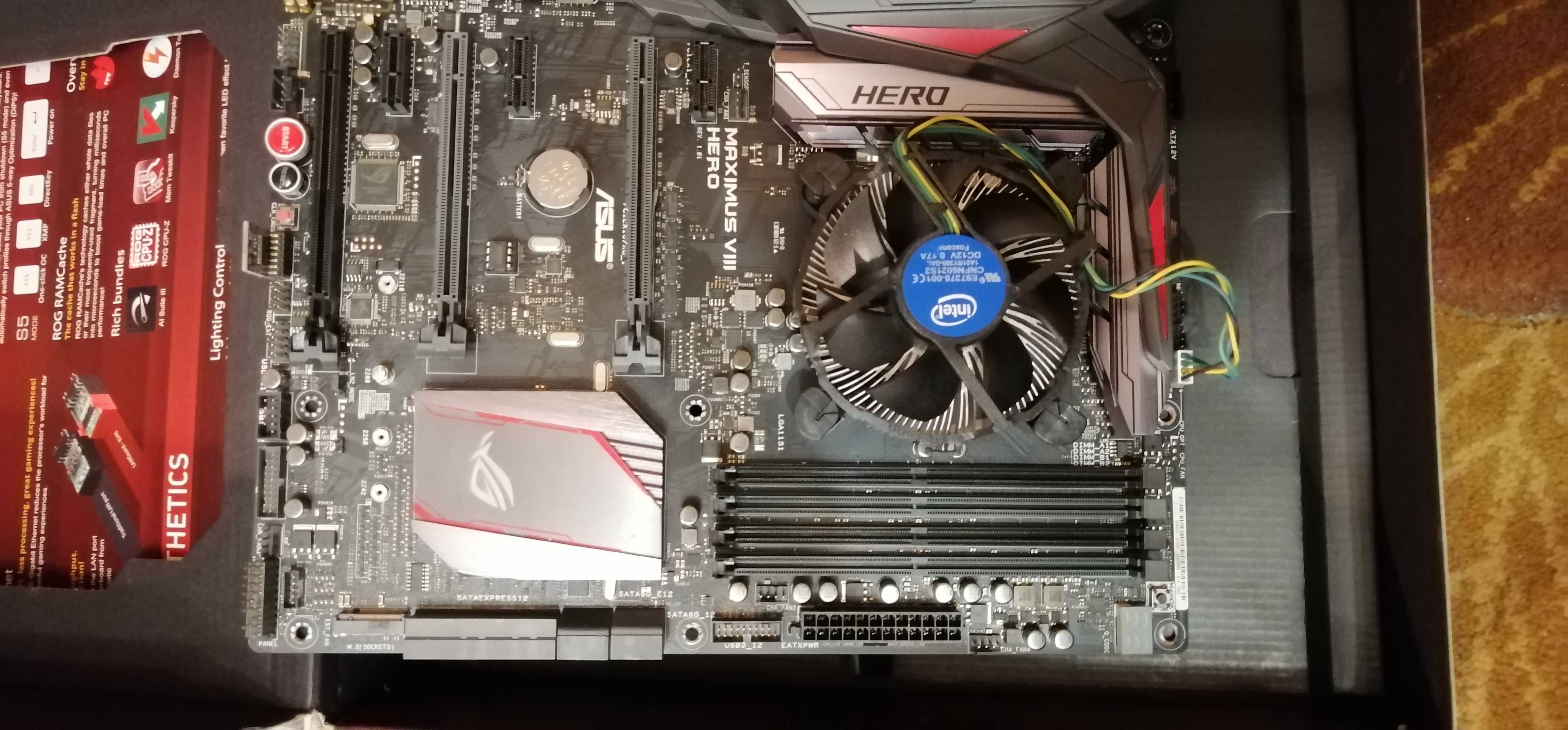 Kit ASUS MAXIMUS VIII, I7 6700K, gtx 1060 6gb ASUS STRIX , ddr4  16gb.