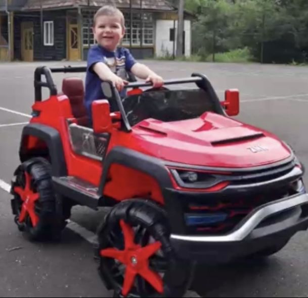 Masina electrica copii 4x4 roti din spuma eva