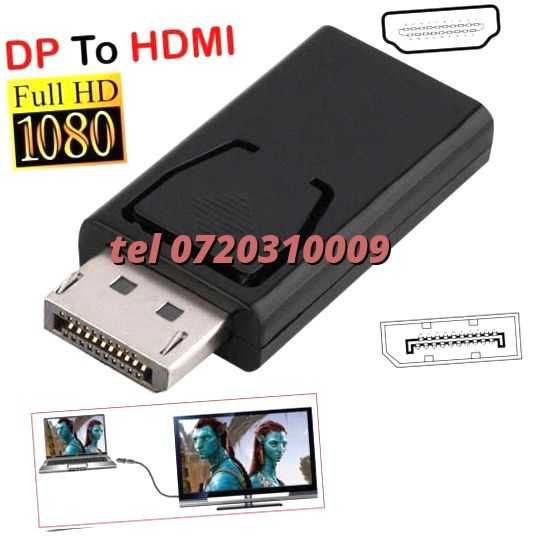 Adaptor Display Port La Hdmi 1080p