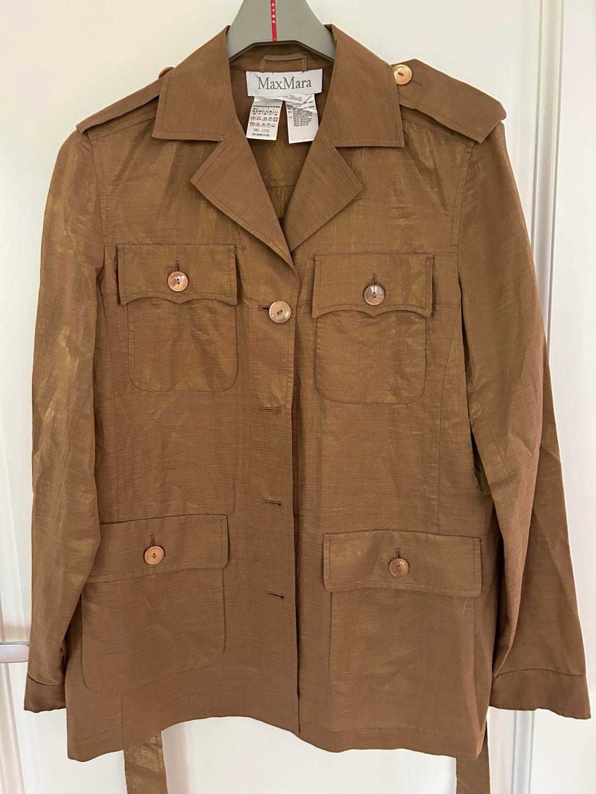Сако от лен MaxMara, Италия, размер IT 42