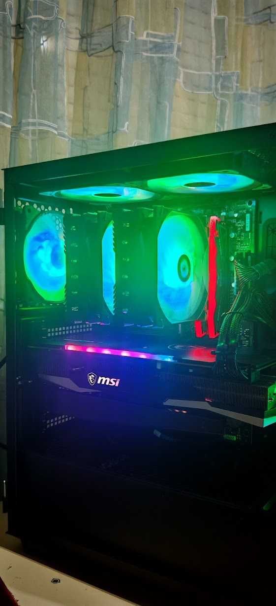 Геймърско РС R7 7700/64Gb/2TB SSD nVme/GaminigX RX 6800XT 16Gb/Гаранци