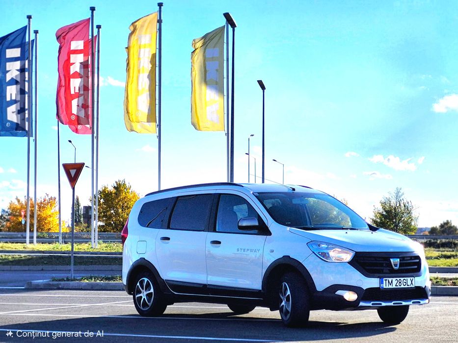 2017 Dacia Lodgy Stepway /Cameră/Senzorii/Pilot/Clima/Navi