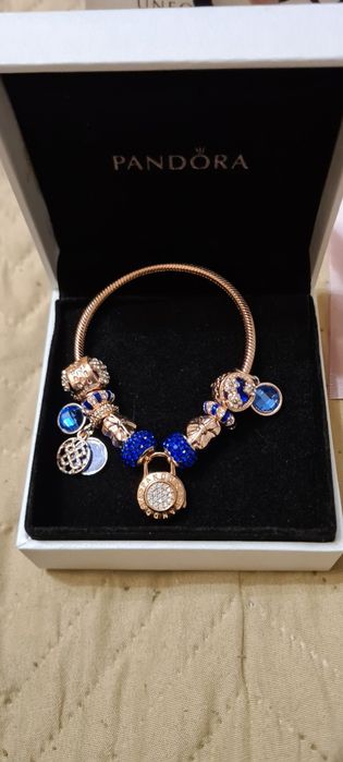 Пандора shine rose gold