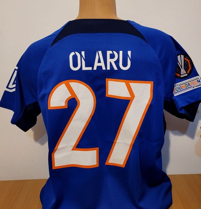 Tricou albastru Fcsb Olaru Birligea Gele fotbal colectie cadou