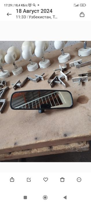 Продаётся зеркало для машины и запчасти состояние отличное