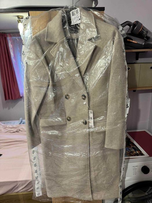 Палто с двуредно закопчаване - НОВО