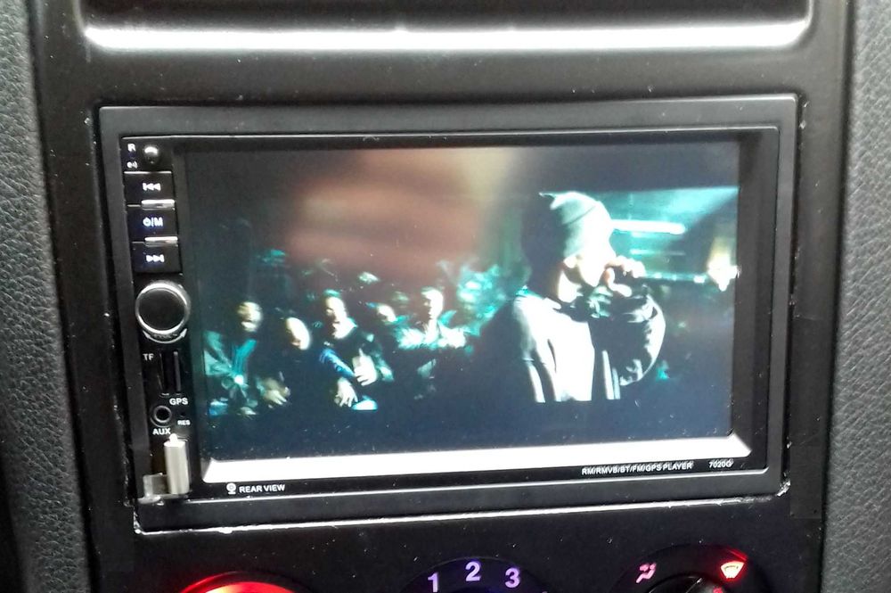 Rama adaptoare navigatie 2 DIN universala 200x180mm negru