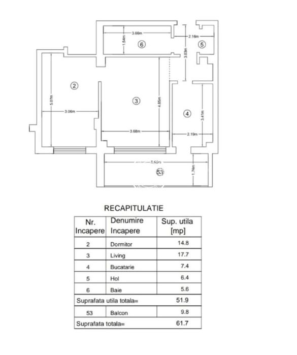 Apartament modern cu 3 camere, mobilat si utilat,in Sorogari