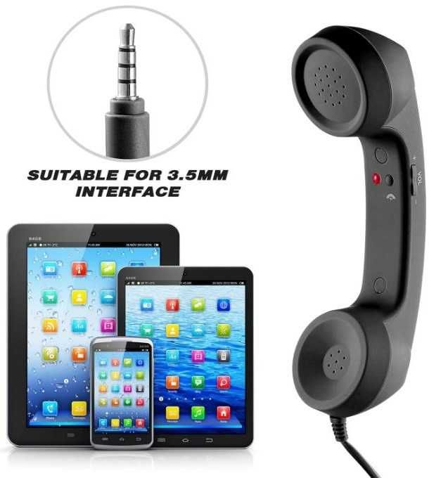 Говорител +Микрофон Смартфон Слушалка Мобилен Телефон Кабел 3.5" Букса