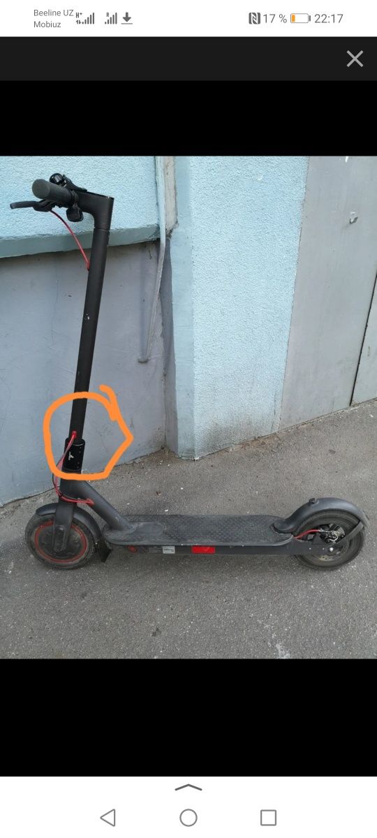 Механизм не складной на электросамокат