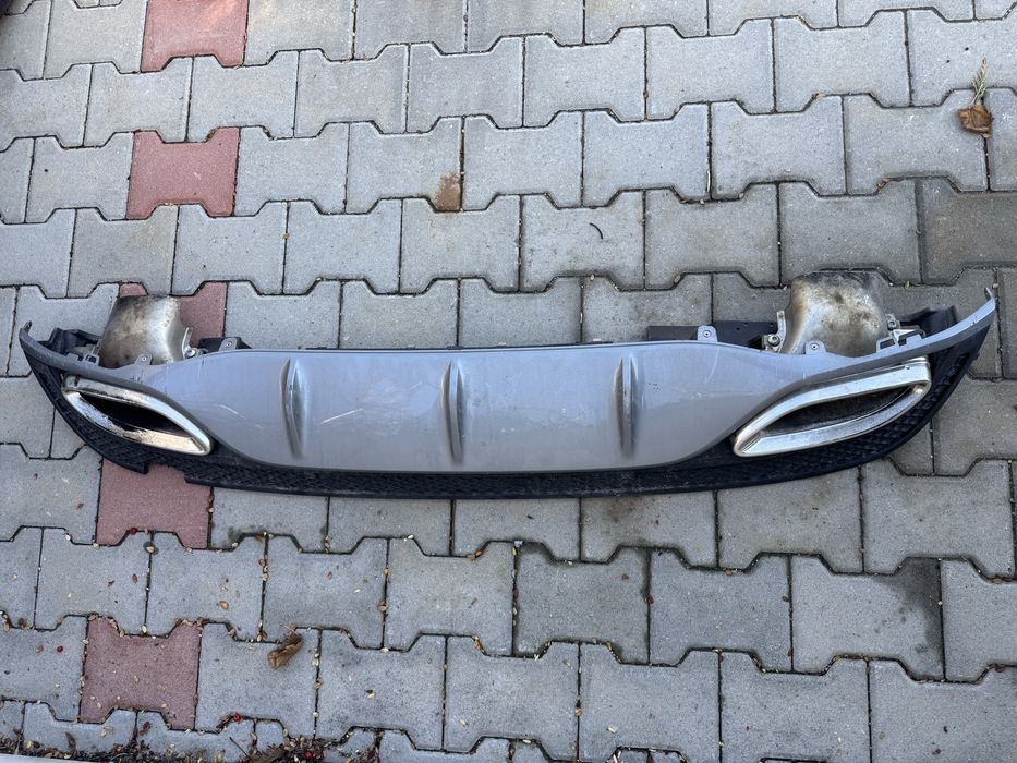 Оригинален дифузьор с накрайници AMG Line за Mercedes C-class W205