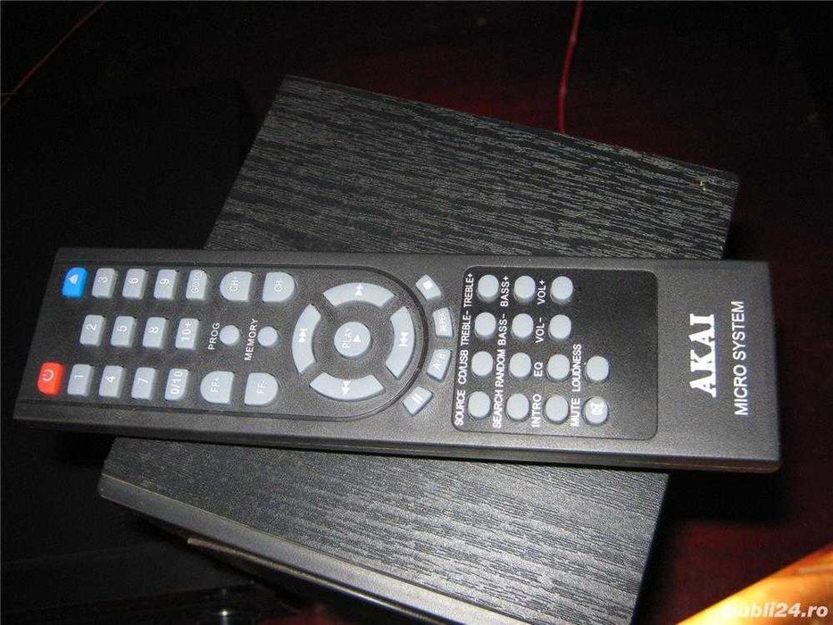 Sistem AKAI Radio CD USB Bluetooth Stereo Boxe Telecomanda,NOU MP 3