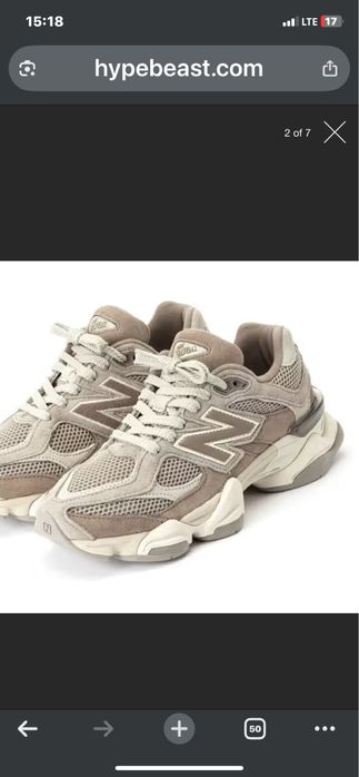 New Balance 9060 -Mashroom Aridstone  Оригинални ,номер 37,5