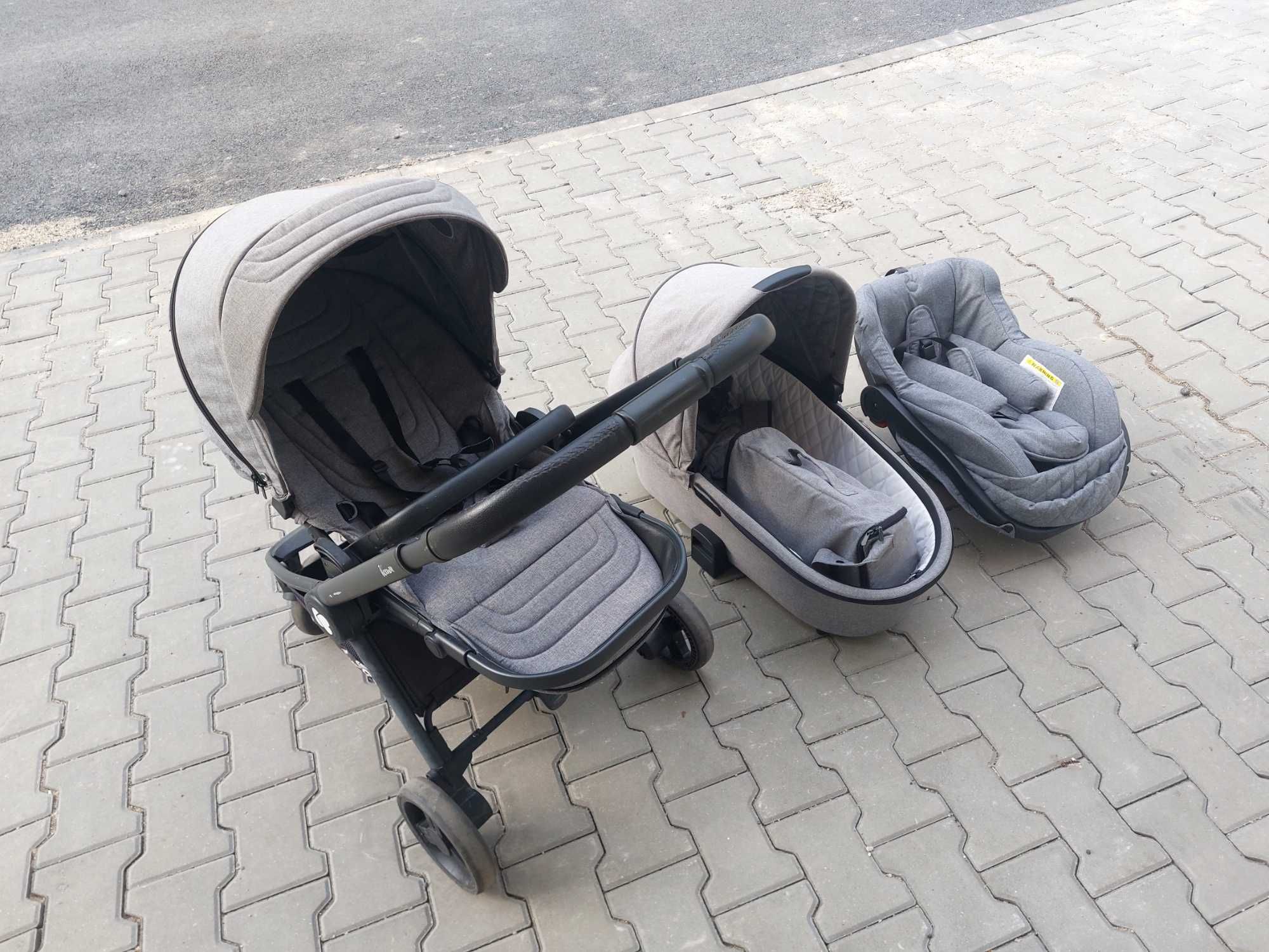 3в1  количка KIKKABOO Vicenza зимен 3v1 kolichka бебешка летен кош