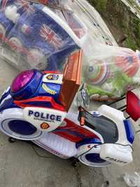 Карусел качалка полиция мотоцикл