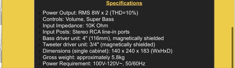 EDIFIER R1200T активни тонколни в добро състояние